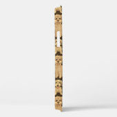 Dog Pattern Brown labradole goudendoedle Case-Mate iPhone Case (Achterkant / Rechts)