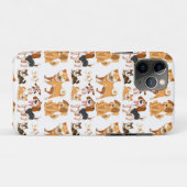 Dog Pattern Case-Mate iPhone Case (Achterkant (horizontaal))