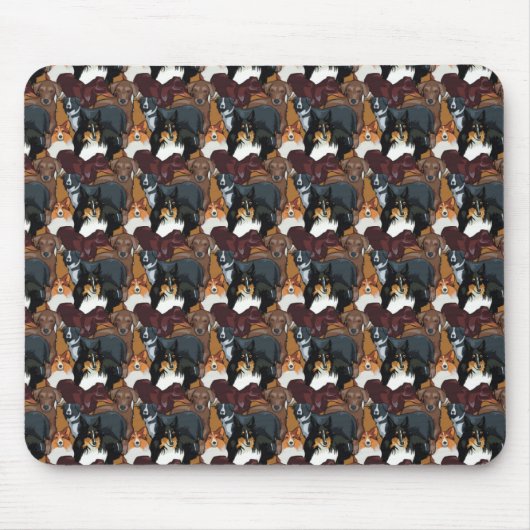 Dog Pattern Muismat (Voorkant)