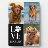 Dog Paw 3 Fotocollage Pet Lover Fotoplaat (voorkant)