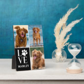 Dog Paw 3 Fotocollage Pet Lover Fotoplaat (Zijkant)