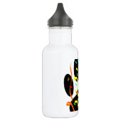 Dog Paw-afdrukken met Confetti en streamer Waterfles (Links)