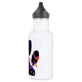 Dog Paw-afdrukken met Confetti en streamer Waterfles (Rechts)