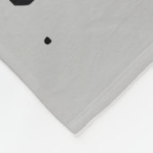 Dog Paw-afdrukken met halftoonachtergrond Fleece Deken (Hoek)