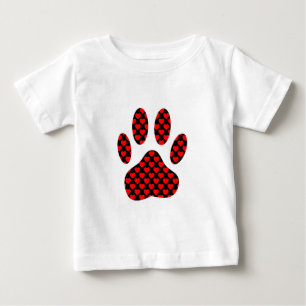 Dog Paw afdrukken met hart