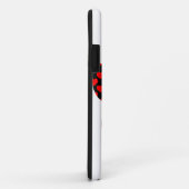 Dog Paw afdrukken met hart Case-Mate iPhone Case (Achterkant/rechts)