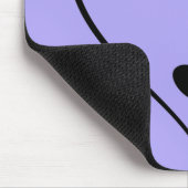 Dog Paw-afdrukken met hart Muismat (Hoek)