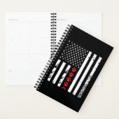 Dog Paw American Flag Planner (Display)