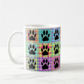 Dog Paw Cartoon Pattern Quilt Coffee Mok (Links)