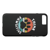 Dog Paw denk positief Hondenliefhebber Case-Mate iPhone Case (Achterkant (Horizontaal))