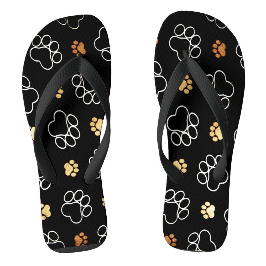 Dog Paw Design Teenslippers (Voetbed)