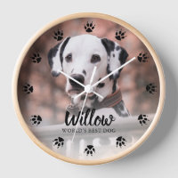 Dog Paw Drukt Aangepaste foto af