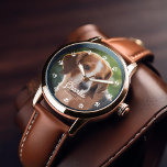 Dog Paw Drukt Aangepaste foto af Horloge<br><div class="desc">Vier je harige vriend met deze Dog Paw Prints Custom Photo Watch! Met schattige accenten in de pootafdruk en een aanpasbare fotowijzerplaat combineert dit horloge functionaliteit met oprechte charme. Perfect voor dierenliefhebbers,  het is een unieke manier om je geliefde pup dichtbij te houden,  waar je ook gaat.</div>