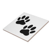 Dog Paw drukt Tile af Tegeltje (Zijkant)