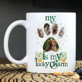 Dog Paw Foto's St Patrick's Day gepersonaliseerd Koffiemok