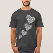 Dog Paw Heart Hondenliefhebber Hondeneigenaar Baby T-shirt (Voorkant)