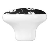 Dog Paw Keramische Knop (Zijkant)