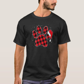 Dog Paw-kerstpyjama's voor gezinnen die buiten elk T-shirt