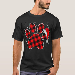 Dog Paw-kerstpyjama's voor gezinnen die buiten elk T-shirt