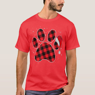 Dog Paw-kerstpyjama's voor gezinnen die buiten elk T-shirt