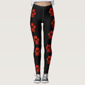 Dog Paw-Leggings Leggings (Voorkant)