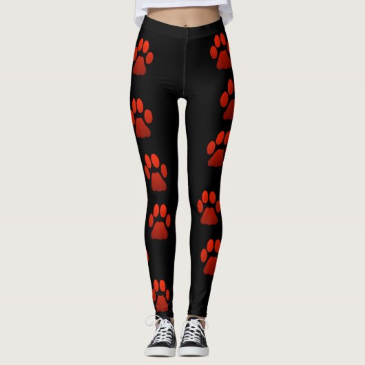 Dog Paw-Leggings Leggings (Voorkant)