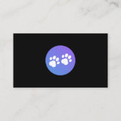Dog Paw Logos Visitekaartje (Voorkant)