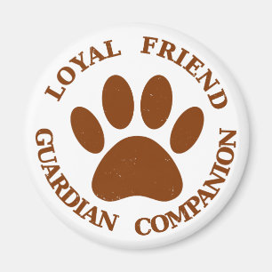 Dog Paw Loyal Friend Magneet