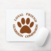 Dog Paw Loyal Friend Muismat (Met muis)