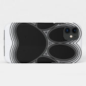 Dog Paw met contouren Case-Mate iPhone Case (Achterkant (horizontaal))