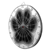 Dog Paw met contouren Dartbord (Voorkant Rechts)