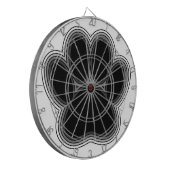 Dog Paw met contouren Dartbord (Voorkant Links)