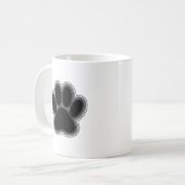 Dog Paw met contouren Koffiemok (Voorkant links)