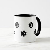 Dog Paw-Mok 15 oz Mok (Voorkant rechts)