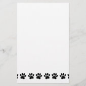 Dog Paw Pattern Briefpapier (Voorkant)