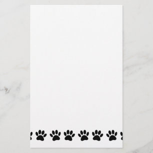 Dog Paw Pattern Briefpapier