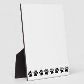 Dog Paw Pattern Fotoplaat (Zijkant)