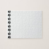 Dog Paw Pattern Legpuzzel (Horizontaal)