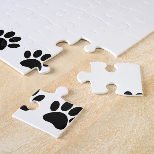 Dog Paw Pattern Legpuzzel (Zijkant)