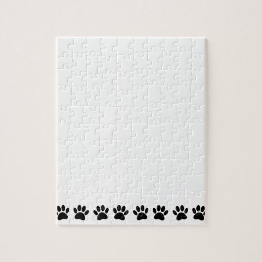 Dog Paw Pattern Legpuzzel (Verticaal)