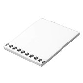 Dog Paw Pattern Notitieblok (Linkerzijde)