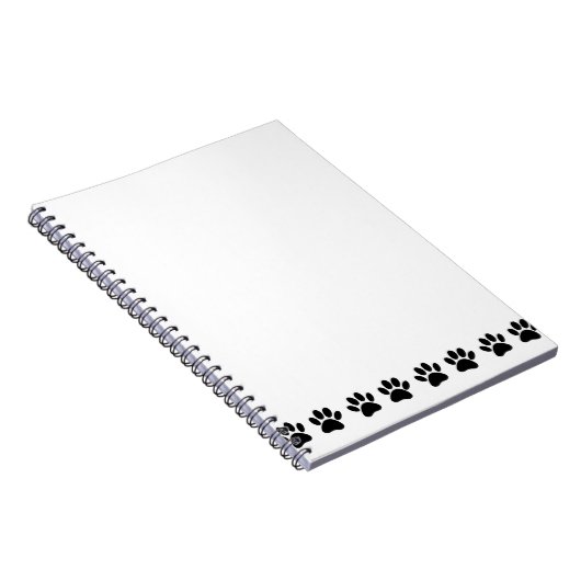 Dog Paw Pattern Notitieboek (Rechterzijde)