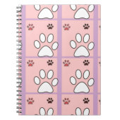 Dog Paw Pattern Notitieboek (Voorkant)