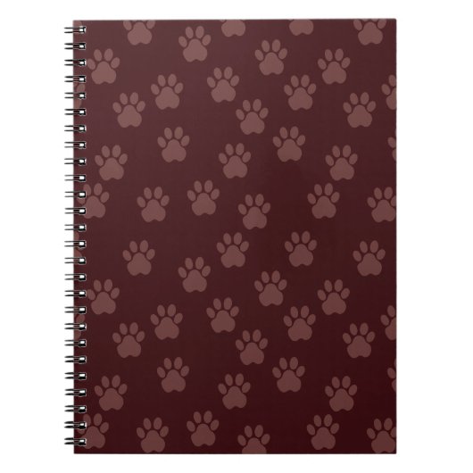 Dog Paw Pattern Notitieboek (Voorkant)