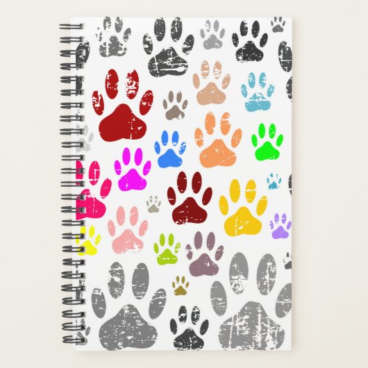 Dog Paw Pattern Planner (Voorkant)