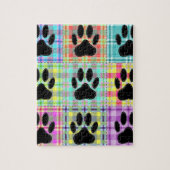 Dog Paw Pattern Quilt Legpuzzel (Verticaal)