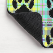 Dog Paw Pattern Quilt Muismat (Hoek)