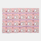 Dog Paw Pattern Theedoek (Horizontaal)