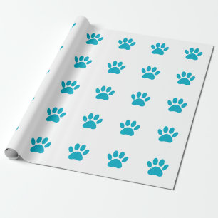 Dog Paw Print Art Cadeaupapier