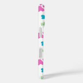 Dog Paw Print Botten Harten Woof Roze Blauw Groen Case-Mate iPhone Case (Achterkant / Rechts)